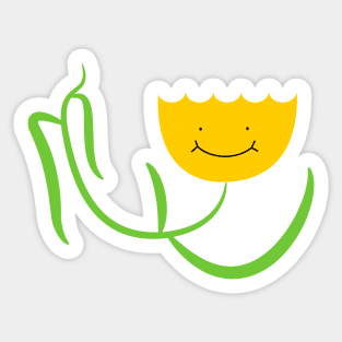 happy flower gift Sticker